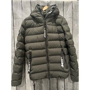 Women’s Jackit Jack1t Puffer Short Coat 2XL Dark GreenHooded Down Ski Snow